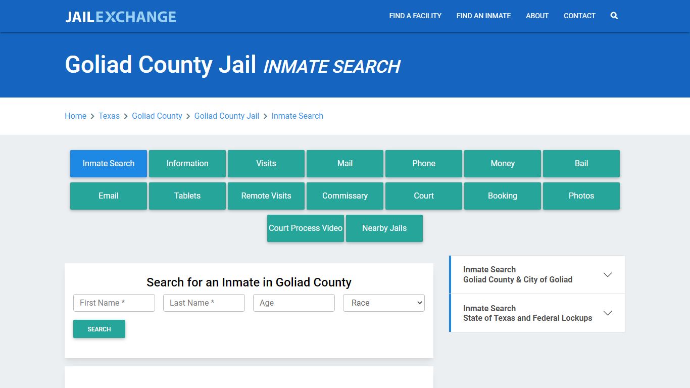 Goliad County Jail, TX Inmate Search: Roster & Mugshots